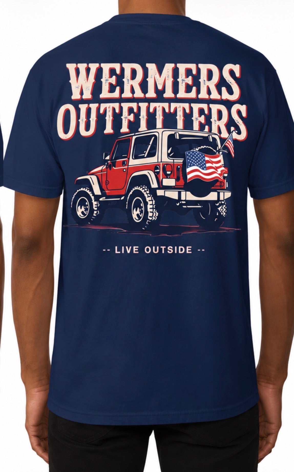 Live Outside Comfort Colors Short Sleve T - Shirt