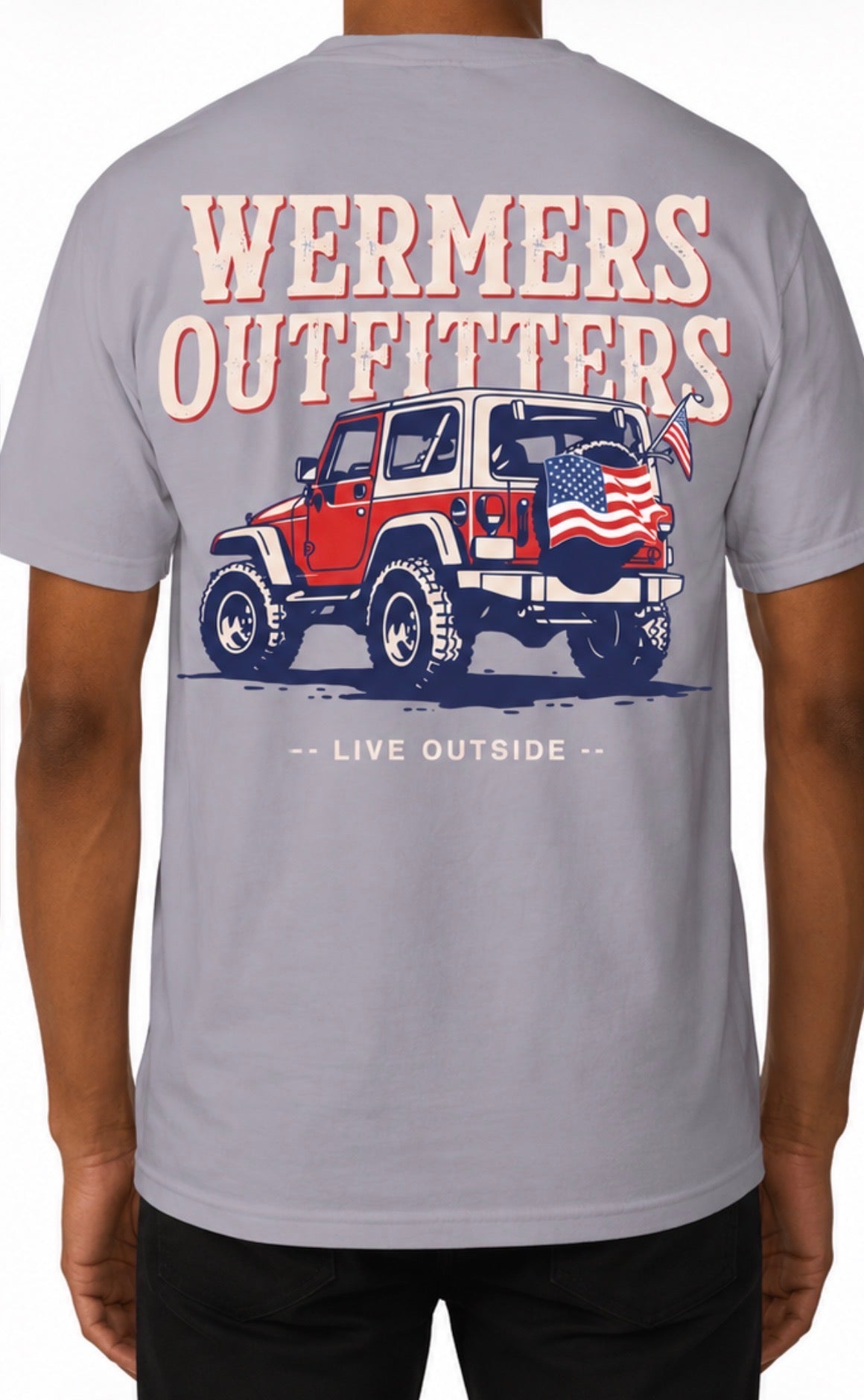 Live Outside Comfort Colors Short Sleve T - Shirt